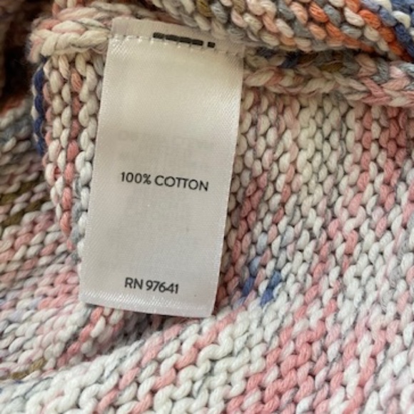 J.Jill Multi Colored Cotton Tunic Sweater - Picture 7 of 12